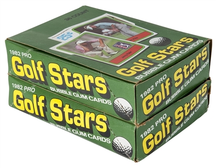 1982 Donruss Golf Stars Unopened Wax Boxes Pair (2)